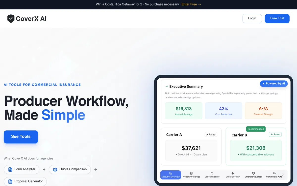 CoverX AI screenshot