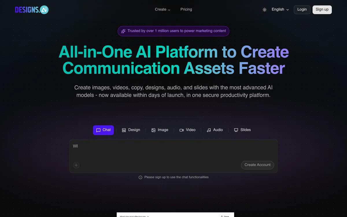 Designs.ai screenshot