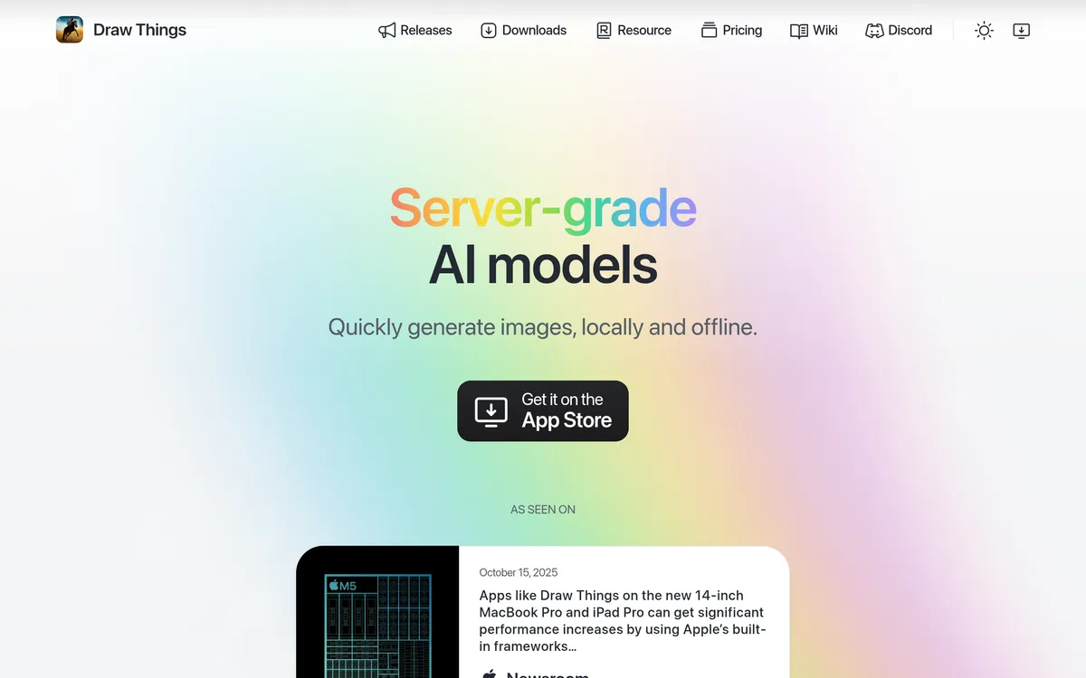Draw Things screenshot