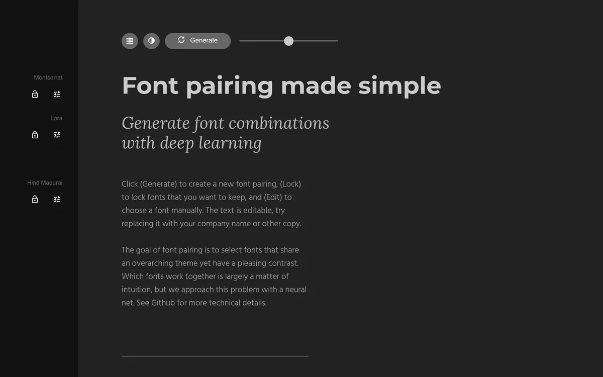 Fontjoy screenshot