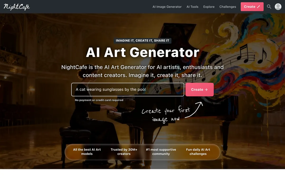 NightCafe screenshot