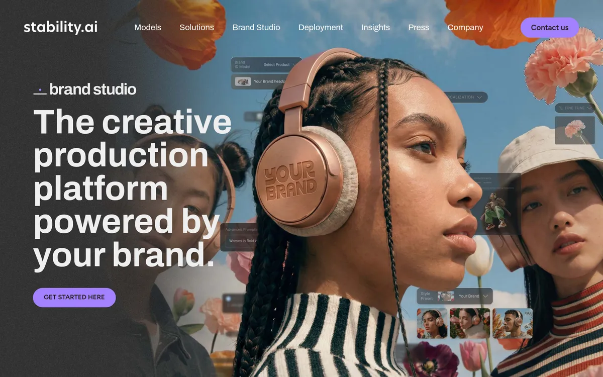 Stability AI screenshot