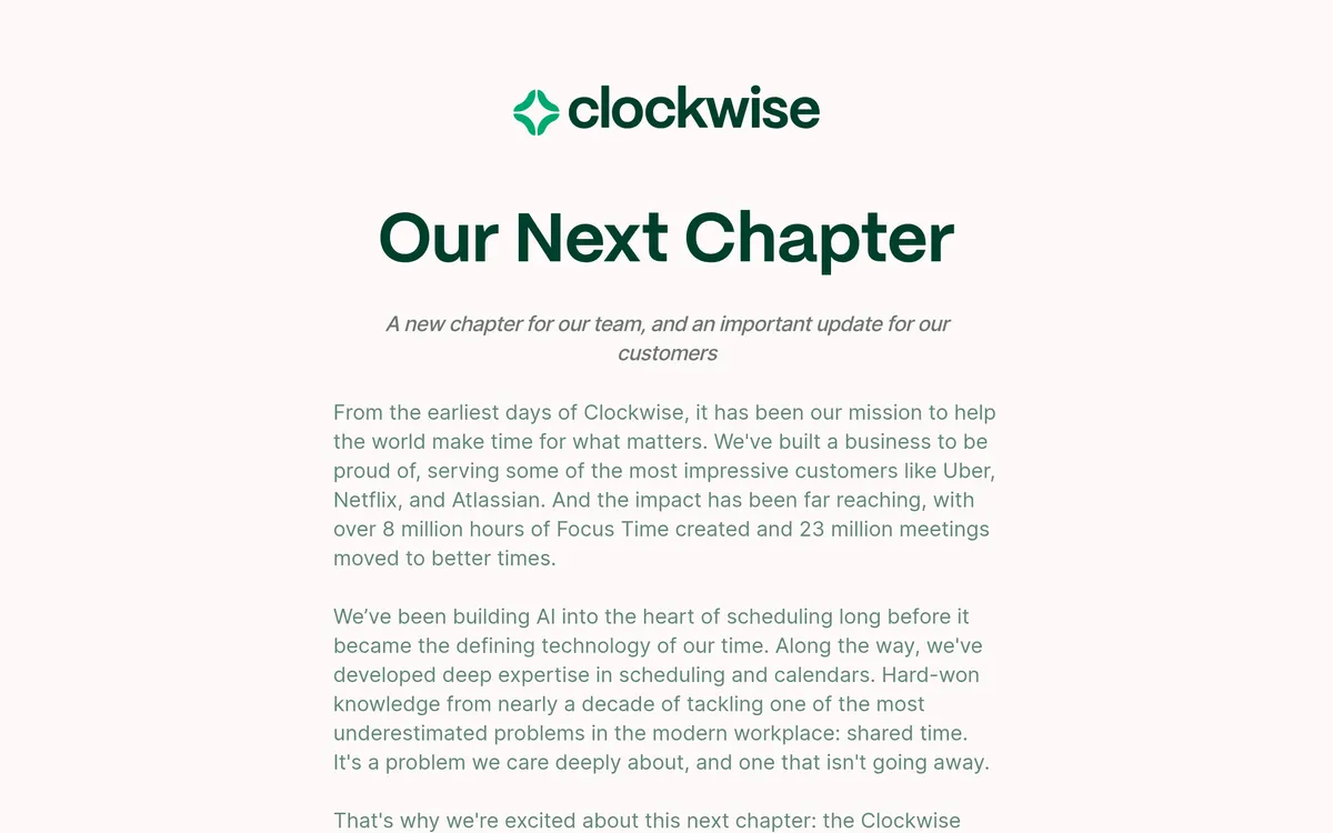 Clockwise screenshot