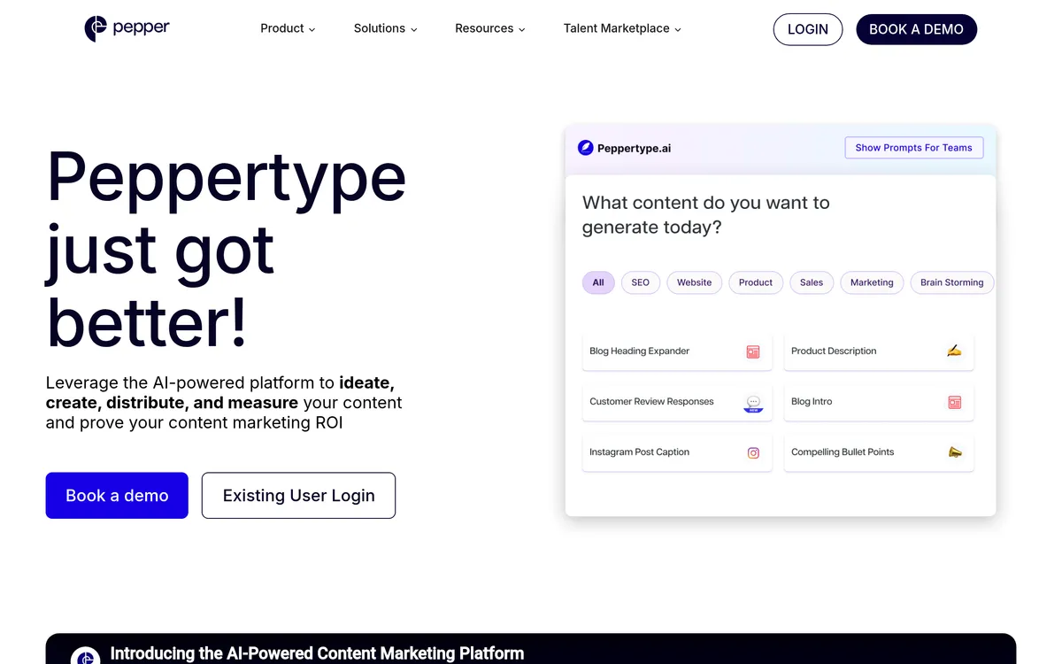 Peppertype.ai screenshot